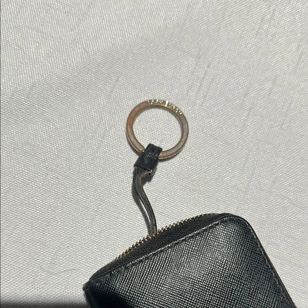 Tory Burch Black Wallet with Gold Logo